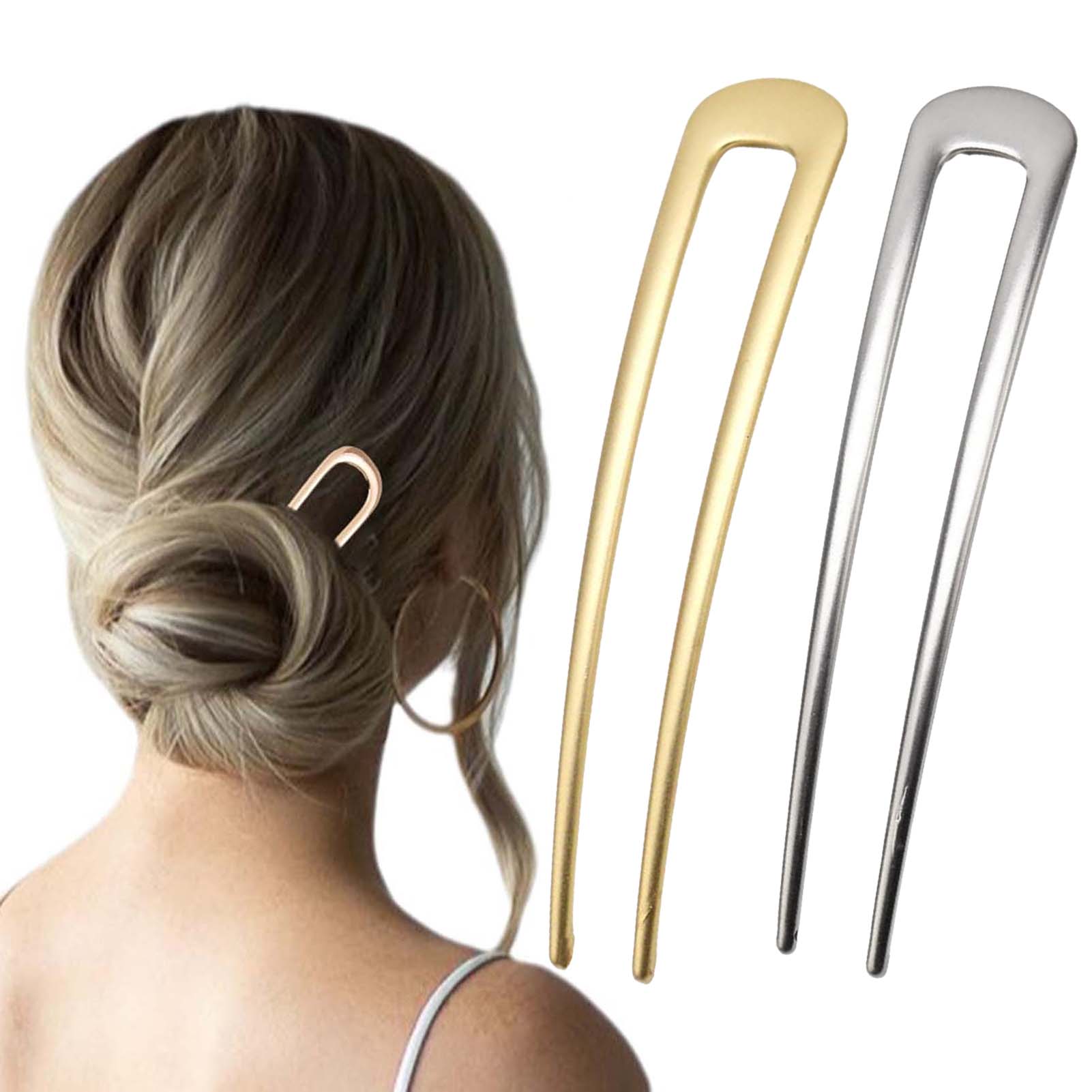 Women'S Work Accessories - French U Shaped Hair Pins Vintage
