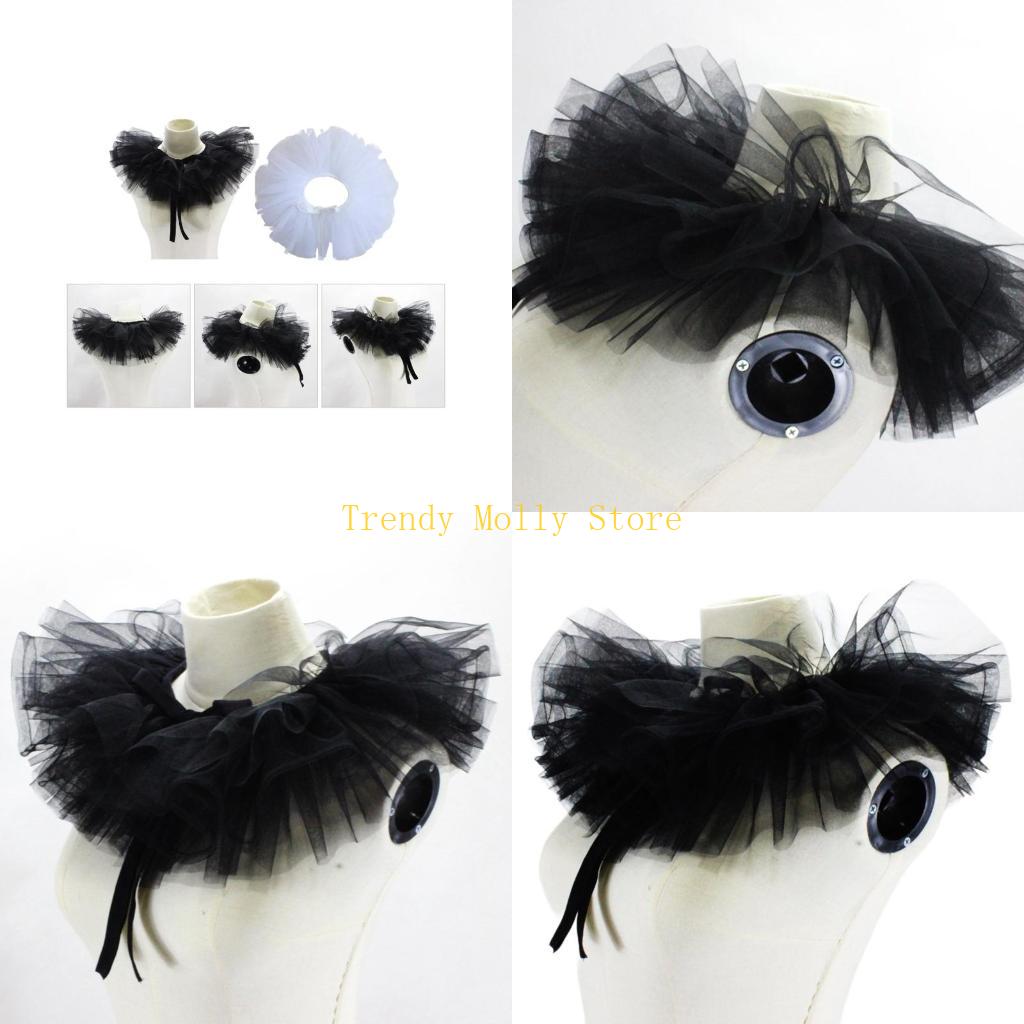 Women'S Victorian Accessories - N5KB Fake Collar Victorian Detachable Jabot