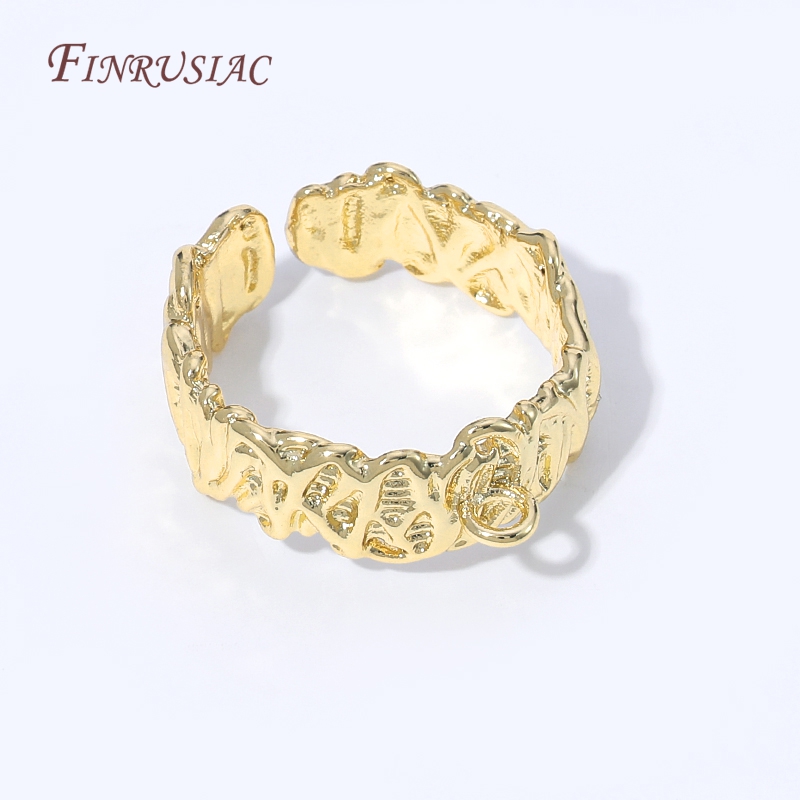 Ring Set Adjustable - 18K Gold Plated Open Adjustable Ring