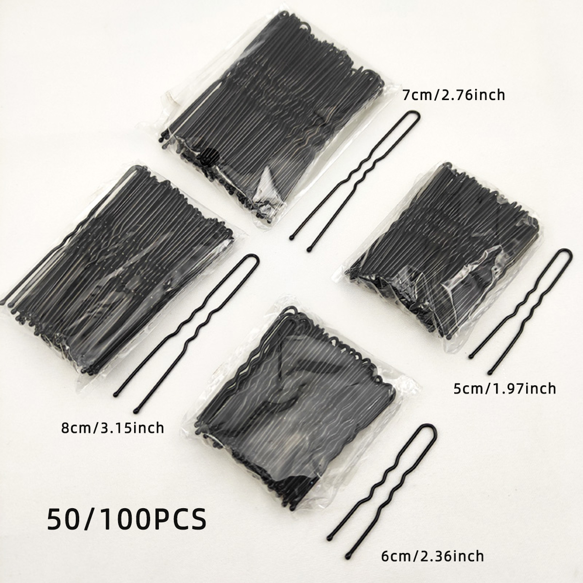 Women'S Accessories H&M - 50/100 PCS Women 5/6/7/8 cm Hair