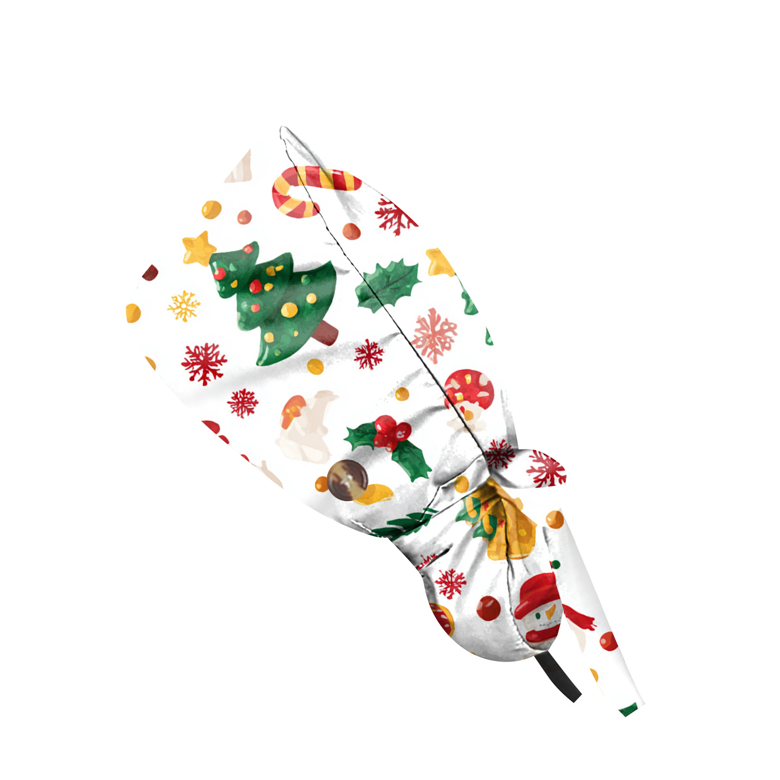 Women'S Work Accessories - Christmas Elements Printed Surgical Pharmacy Baotou