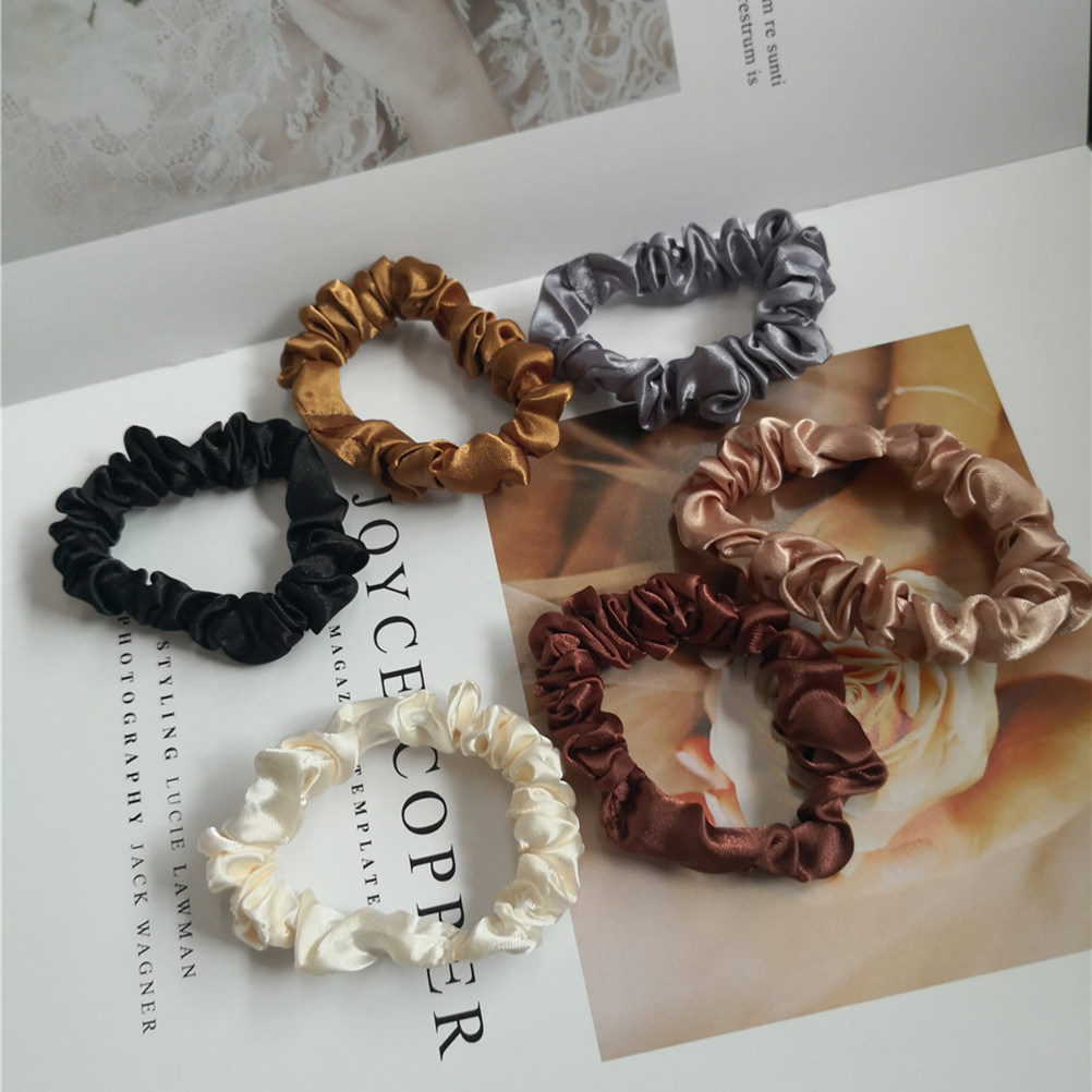Scrunchie Satin Set - 12Pcs Satin Hair Rope Scrunchies Set