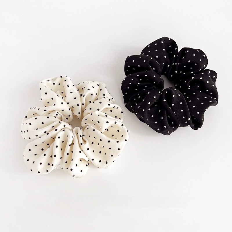 Scrunchie Satin Set - 2Pcs/Set Elegant Hair Ties Minimalist Simulation
