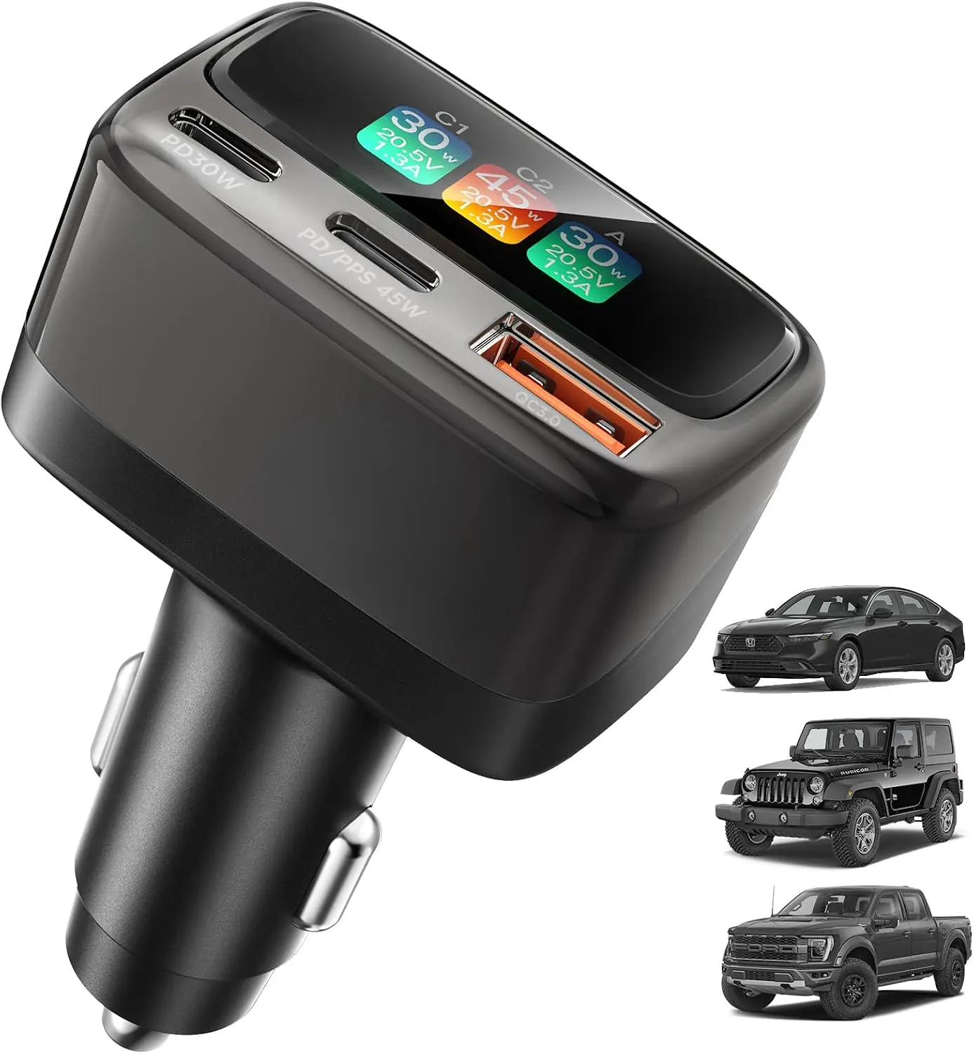 Women Accessories For Gift - 105W USB C Car Charger with