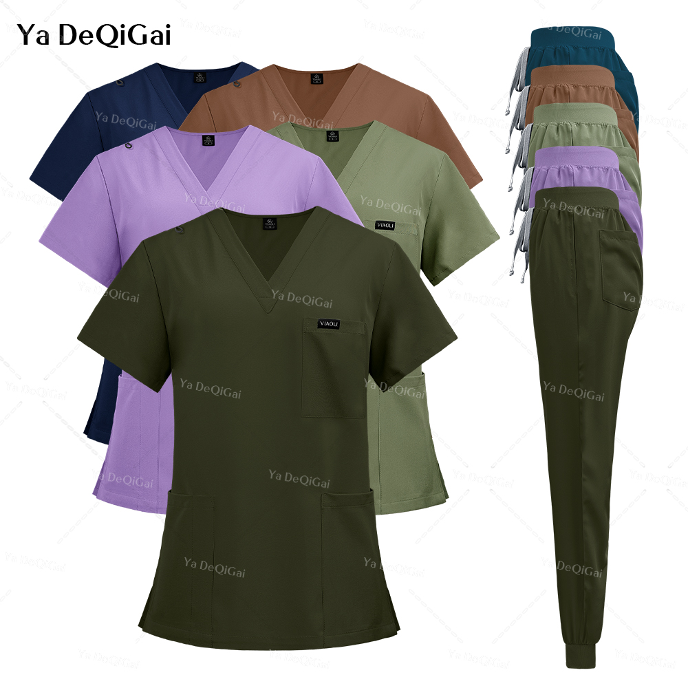 Women'S Work Accessories - Multilcolors Hospital Medical Scrub Suits Uniform
