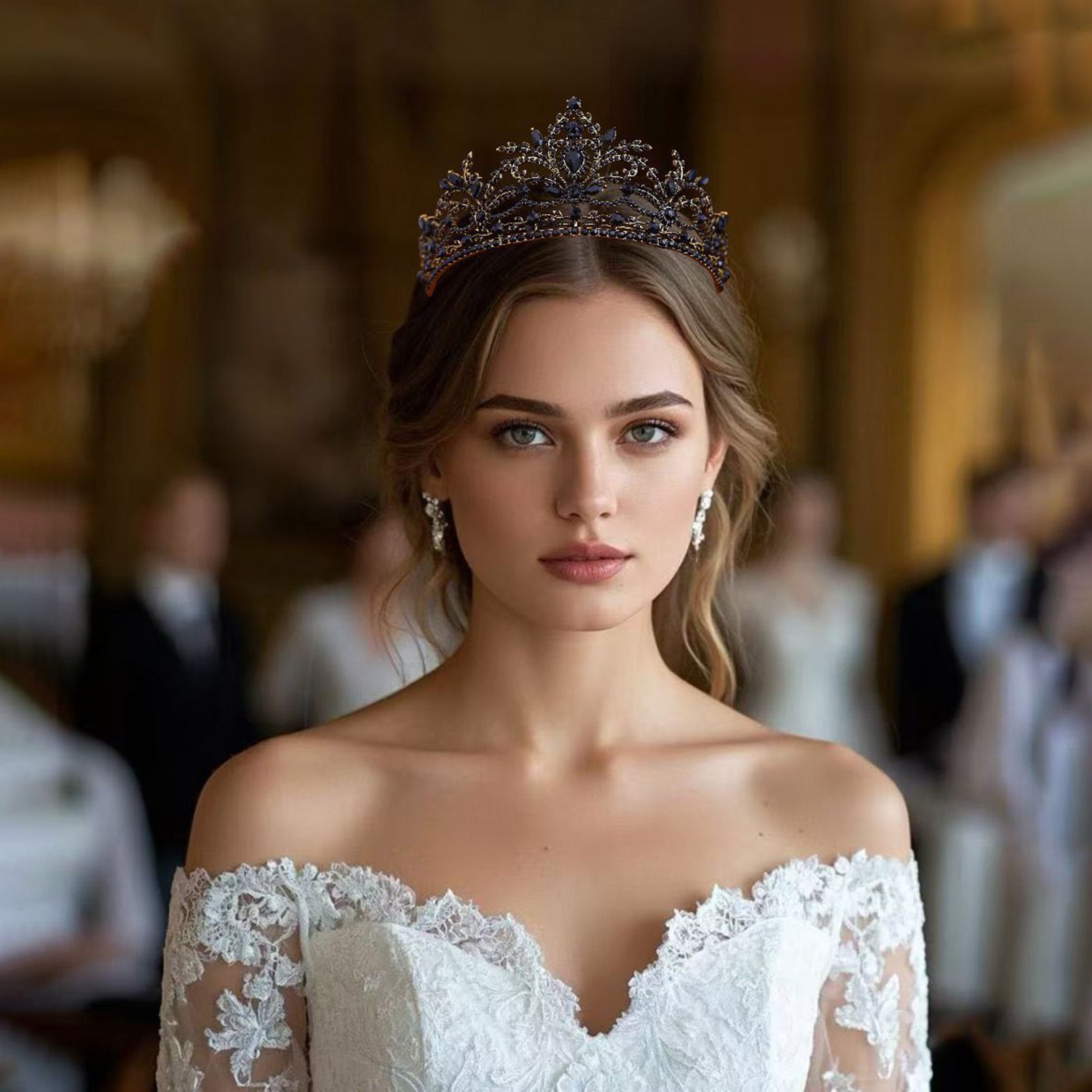 Women Accessories For Gift - Bridal Crown Sparkling Tiara for Wedding