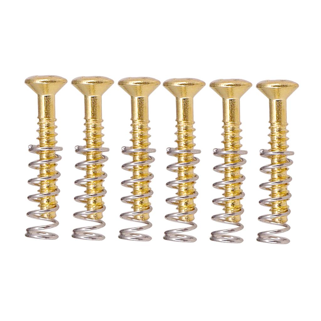 Ring Set Adjustable - Single Coil Humbucker Pickup Ring Screws