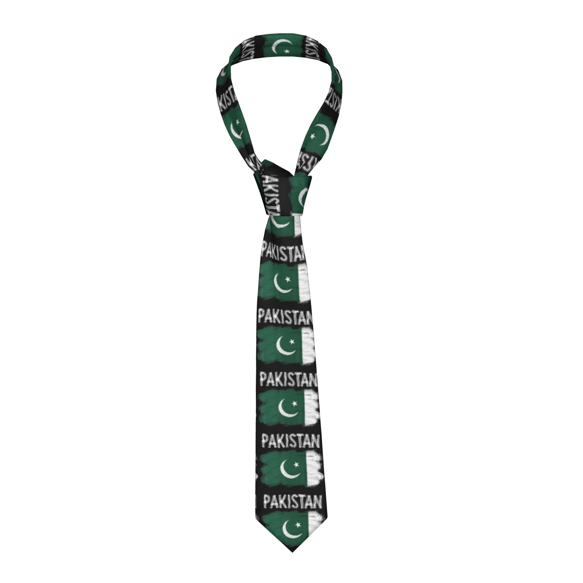 Women Accessories Pakistan - Pakistan Roots Pakistani Flag Tie Classic