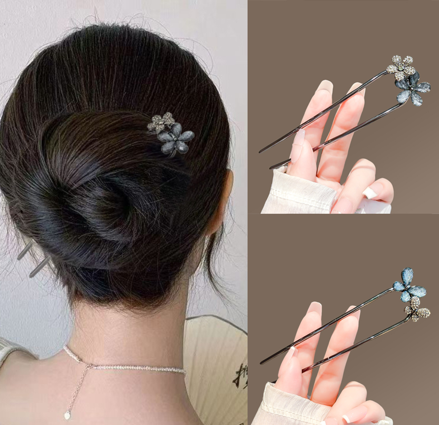 Women'S Accessories H&M - Vintage Floral Butterfly Hair Stick For