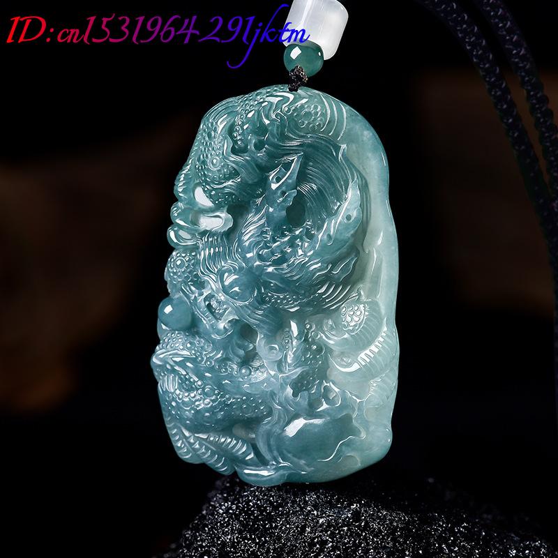 Natural Burmese Jadeite Dragon - Women Accessories For Gift recension och pris