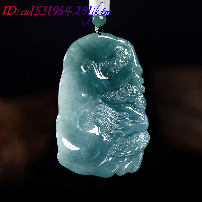 Natural Burmese Jadeite Dragon - Women Accessories For Gift recension och pris