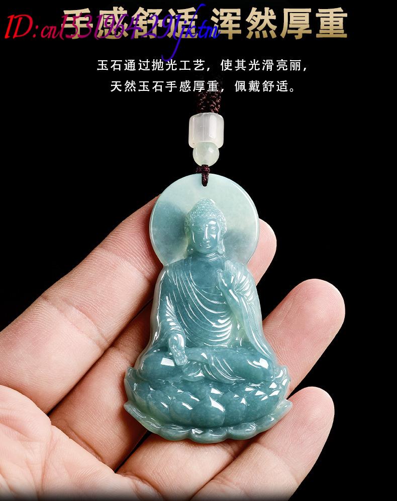 Natural Burmese Jadeite Buddha - Women Accessories For Gift recension och pris