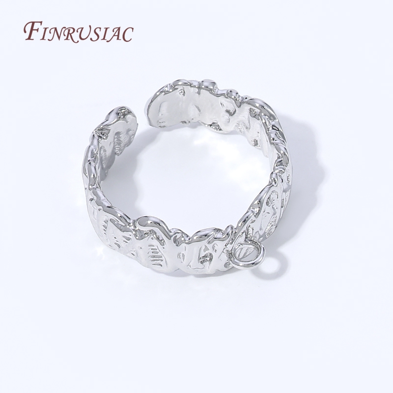 18K Gold Plated Open Adjustabl - Ring Set Adjustable recension och pris
