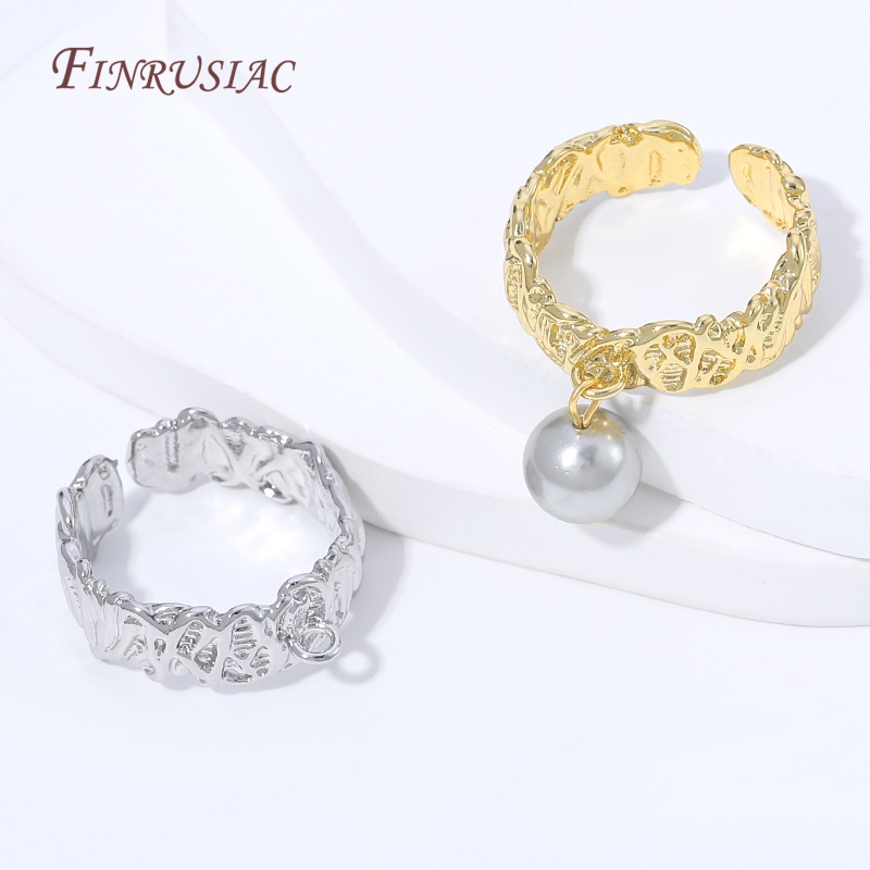 18K Gold Plated Open Adjustabl - Ring Set Adjustable recension och pris