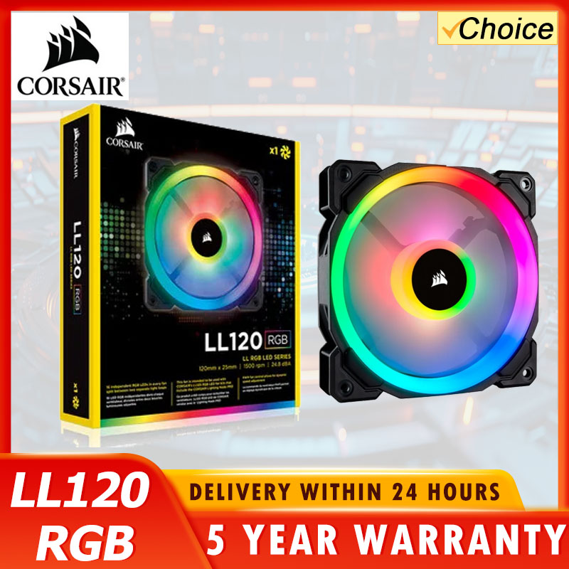 CORSAIR LL120 RGB 120mm Dual L - Ring Set Adjustable recension och pris