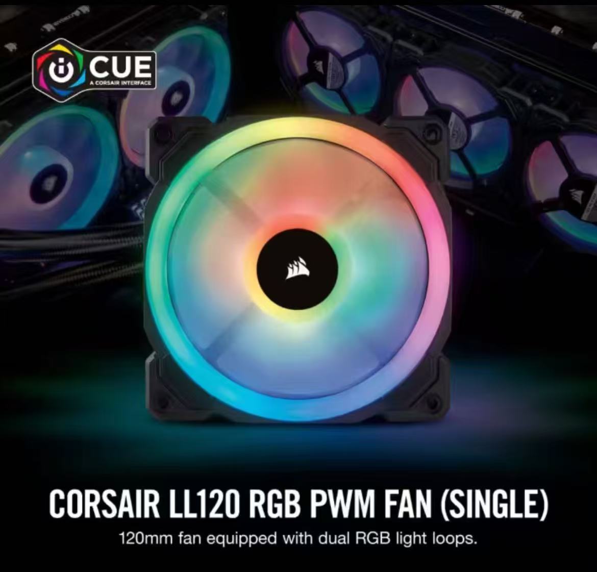 CORSAIR LL120 RGB 120mm Dual L - Ring Set Adjustable recension och pris
