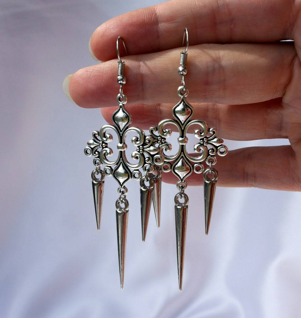 Punk Rivet Earrings For Women  - Women'S Victorian Accessories recension och pris