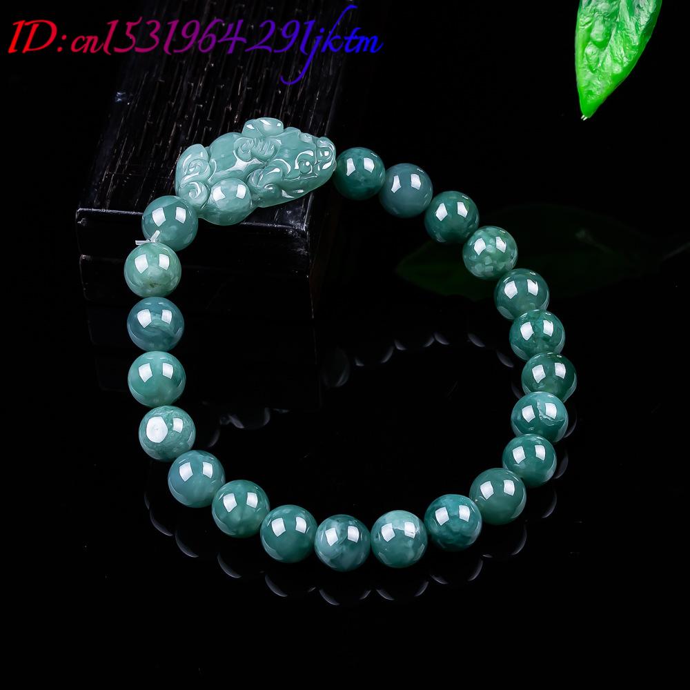 Natural Burmese Jadeite Pixiu  - Women Accessories For Gift recension och pris