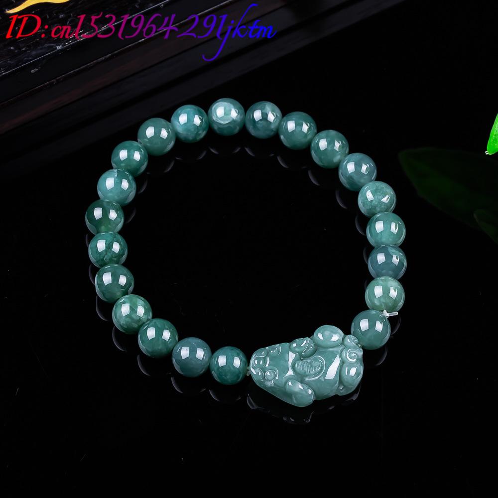 Natural Burmese Jadeite Pixiu  - Women Accessories For Gift recension och pris
