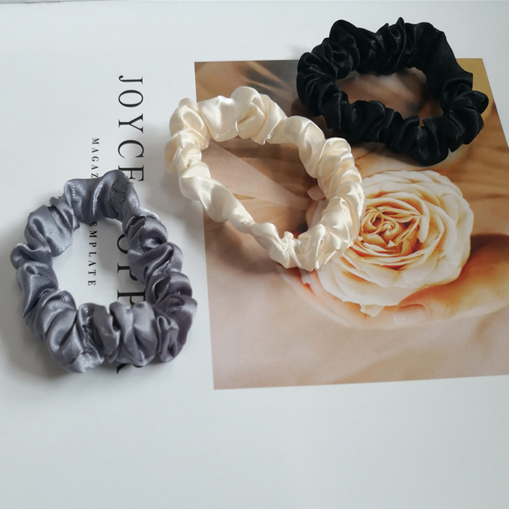 12Pcs Satin Hair Rope Scrunchi - Scrunchie Satin Set recension och pris