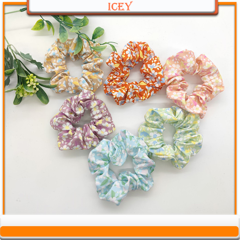 1pc Floral Scrunchie Intestina - Scrunchie Satin Set recension och pris