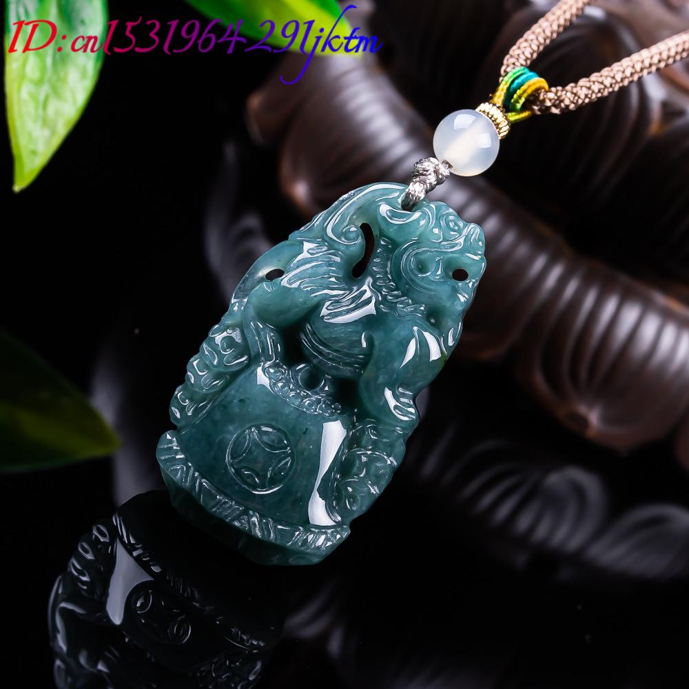 Burmese Jadeite Pixiu Pendant  - Women Accessories For Gift recension och pris
