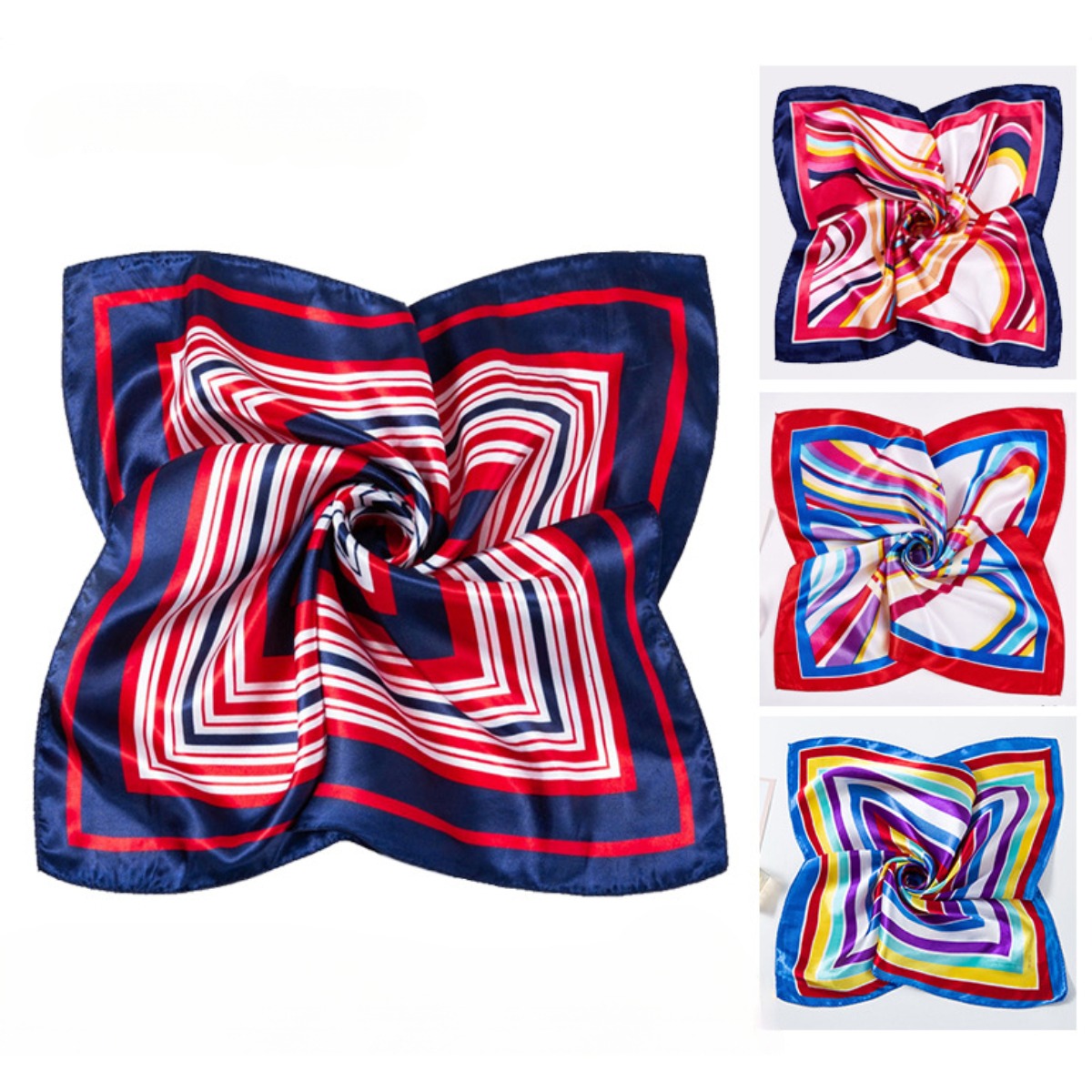 50*50cm Square Silk Scarves Sc - Women'S Work Accessories recension och pris