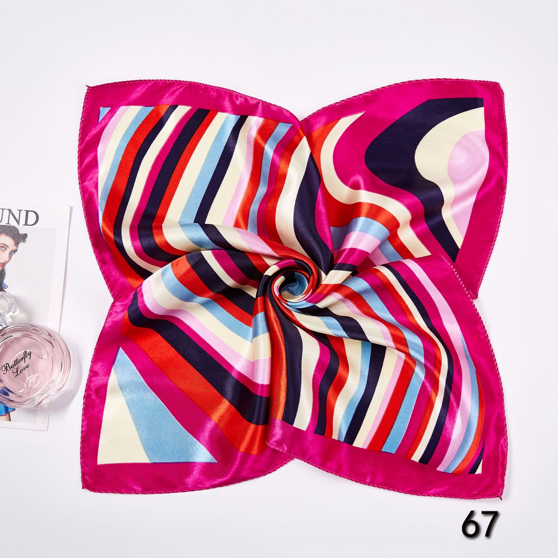 50*50cm Square Silk Scarves Sc - Women'S Work Accessories recension och pris