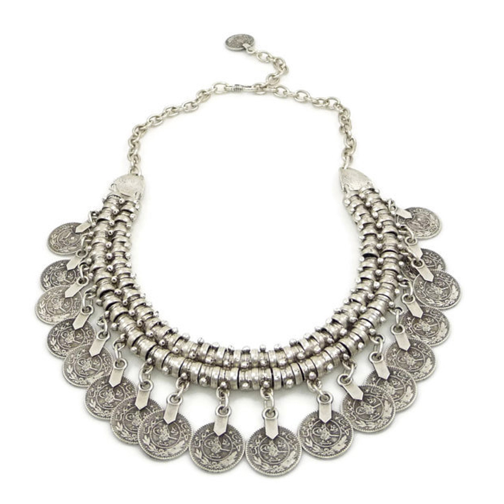 Vintage Alloy Coins Tassel Cho - Women Accessories Pakistan recension och pris