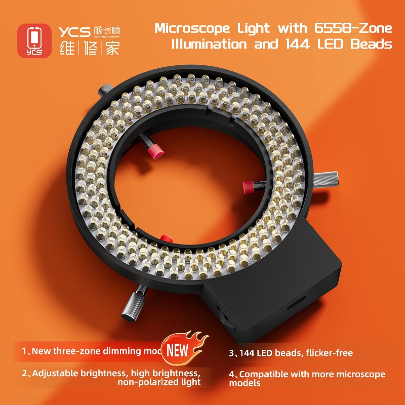 YCS 6558 Microscope Light-Ring - Ring Set Adjustable recension och pris