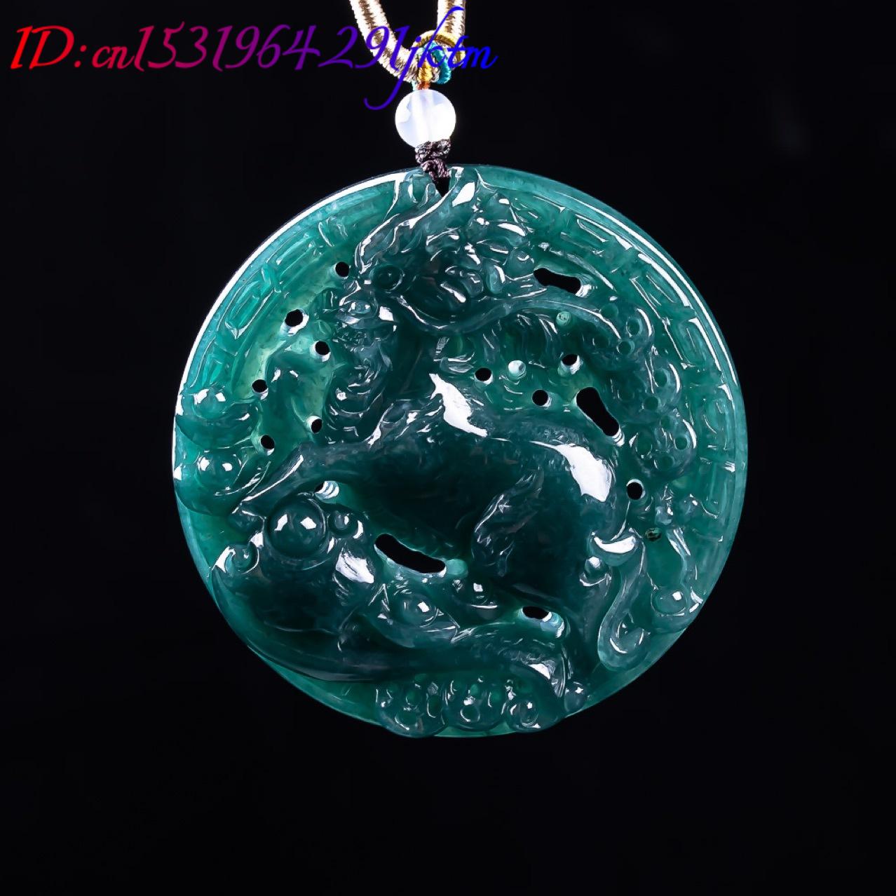 Burmese Jadeite Dragon Pendant - Women Accessories For Gift recension och pris