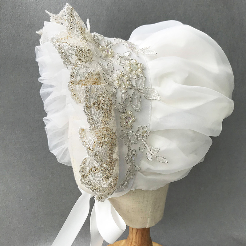 Victorian Bonnet Ruffles Villa - Women'S Victorian Accessories recension och pris