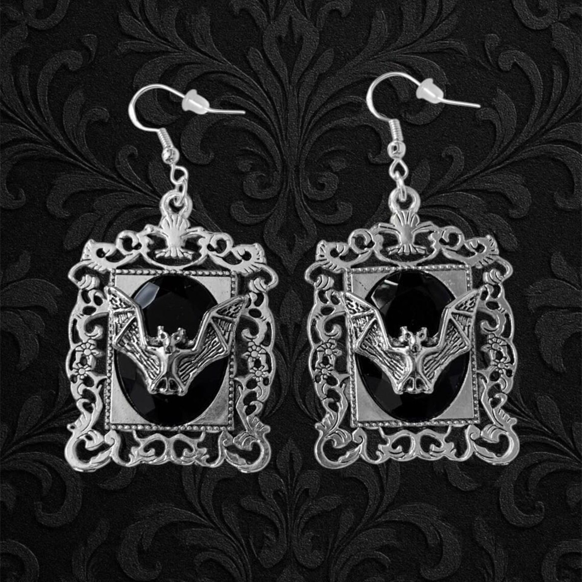 Vampire bat earrings,Gothic je - Women'S Victorian Accessories recension och pris