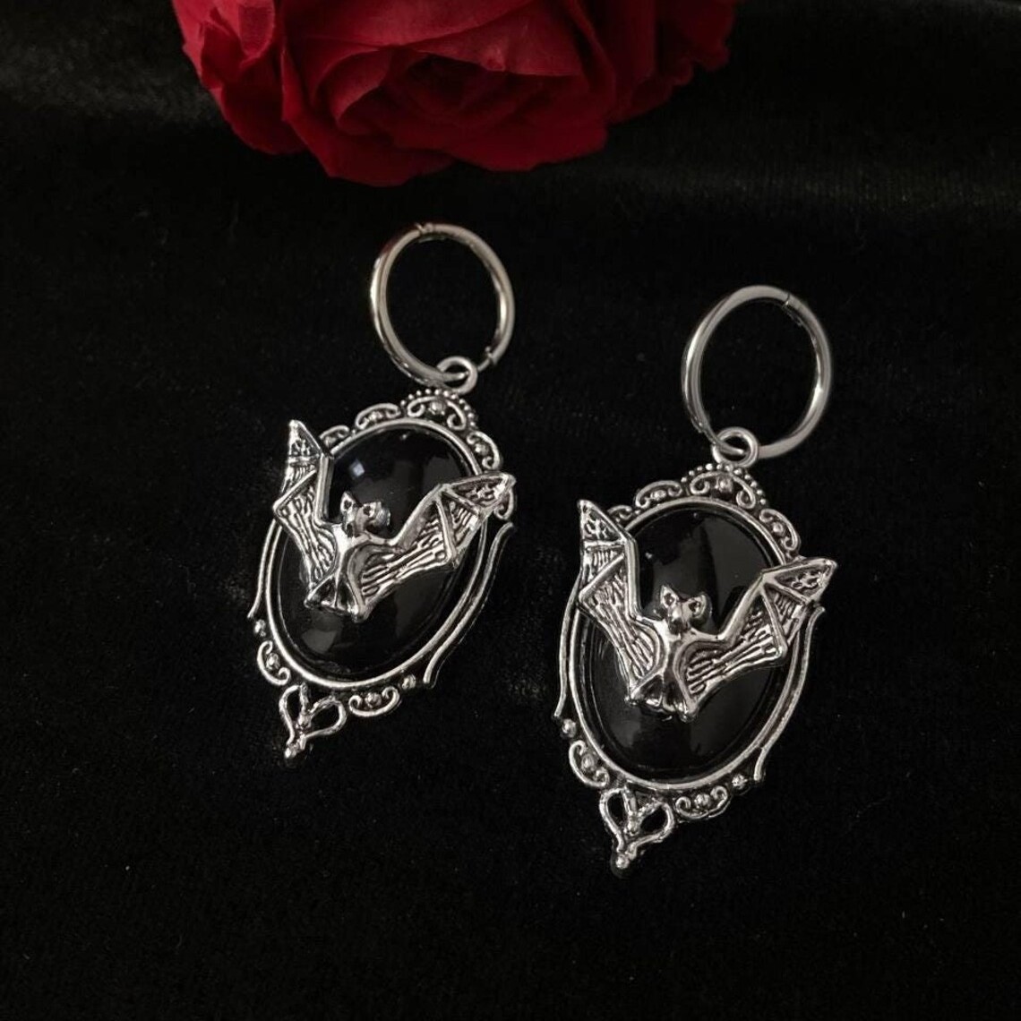 Vampire bat earrings,Gothic je - Women'S Victorian Accessories recension och pris