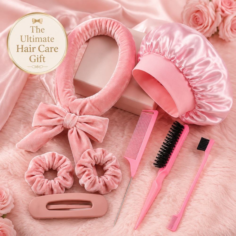 8/5/4Pcs Heatless Hair Curler  - Scrunchie Satin Set recension och pris