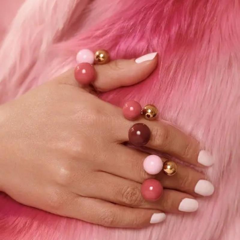 Boho Style Candy Color Enamel  - Ring Set Adjustable recension och pris