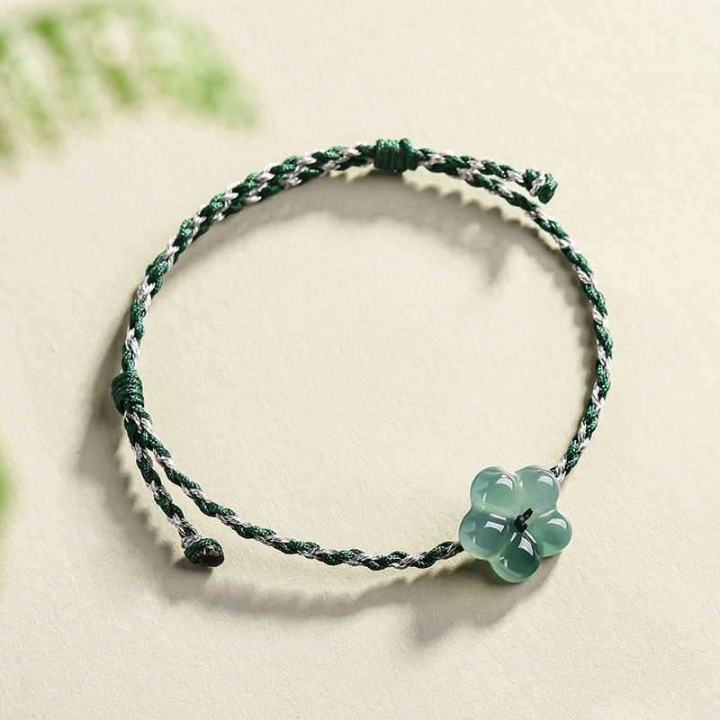 Burmese Jadeite Flower Bracele - Women Accessories For Gift recension och pris