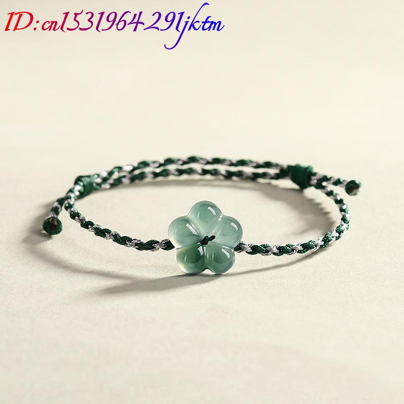 Burmese Jadeite Flower Bracele - Women Accessories For Gift recension och pris