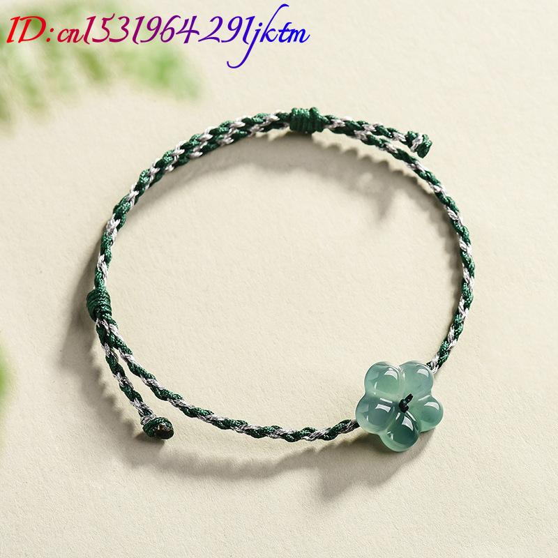 Burmese Jadeite Flower Bracele - Women Accessories For Gift recension och pris