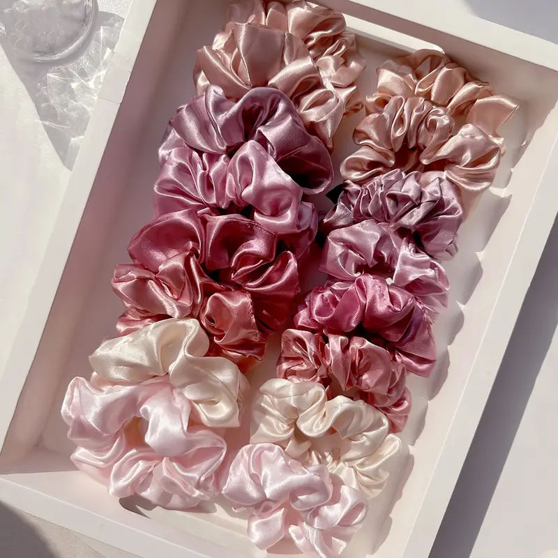 16pcs Soft Satin Scrunchies El - Scrunchie Satin Set recension och pris