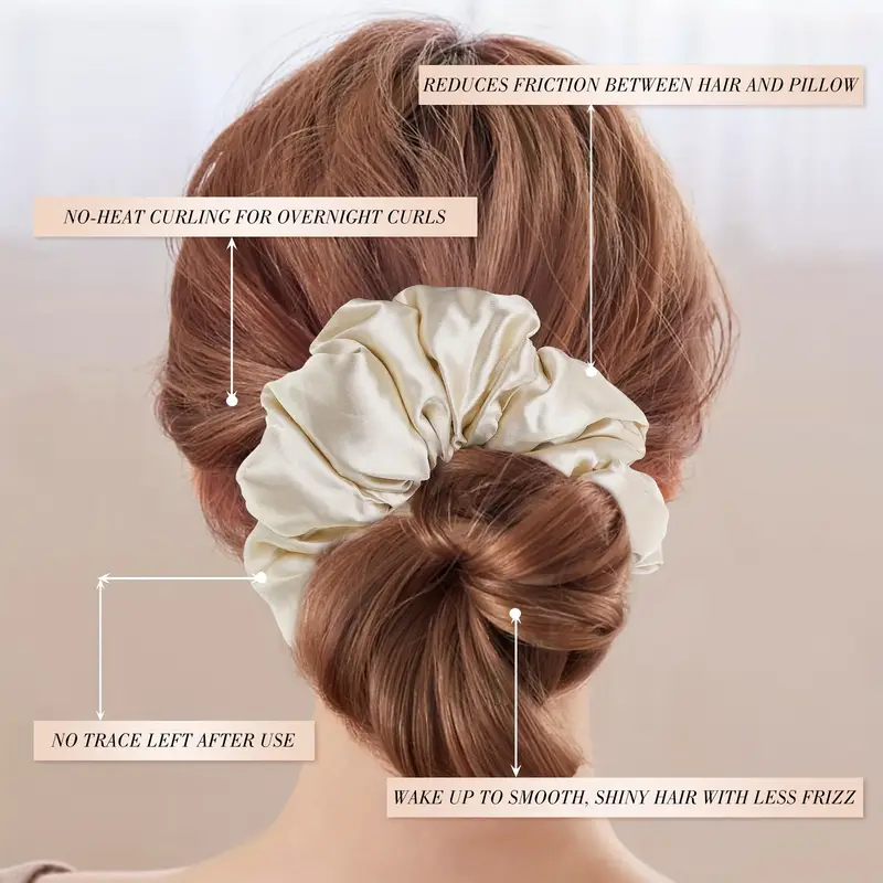 16pcs Soft Satin Scrunchies El - Scrunchie Satin Set recension och pris