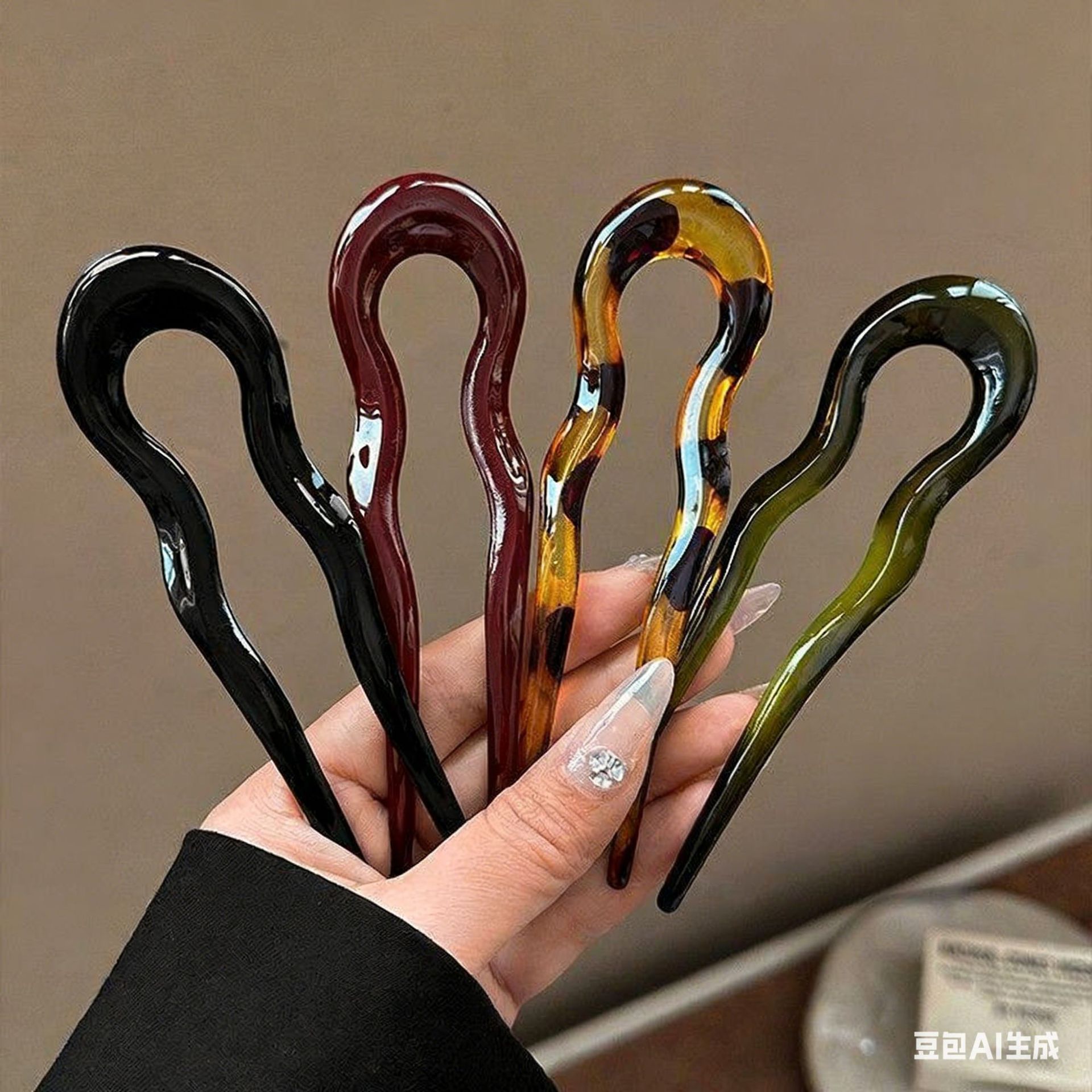 Elegant Acrylic U-shaped Hairp - Women'S Accessories H&M recension och pris