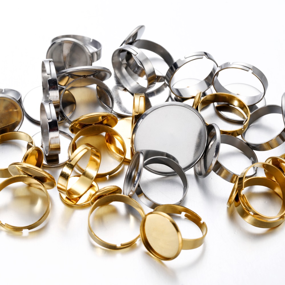 10pcs Stainless Steel Adjustab - Ring Set Adjustable recension och pris
