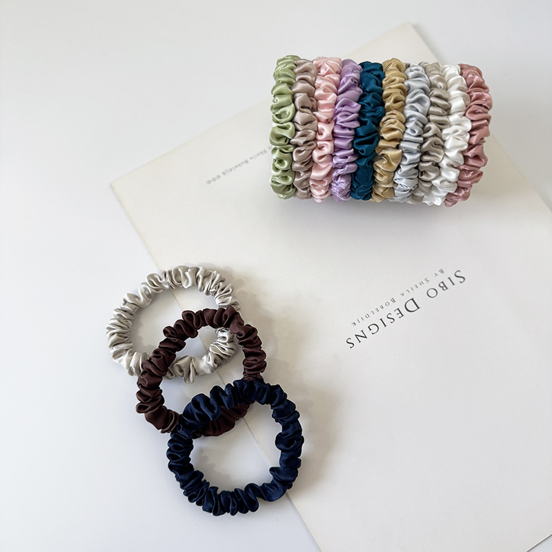 3PCS 100% Real Silk Hair Skinn - Scrunchie Satin Set recension och pris
