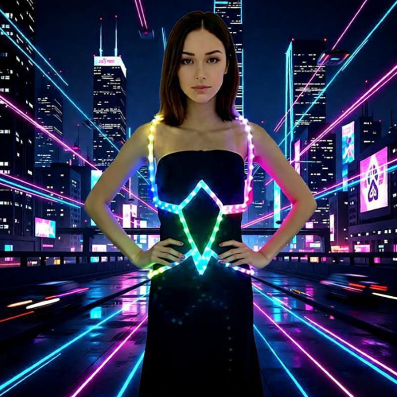 Glowing Colorful Belt For Unis - Women Accessories App recension och pris