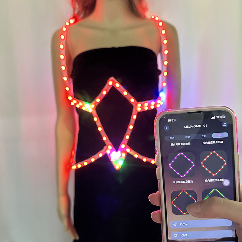 Glowing Colorful Belt For Unis - Women Accessories App recension och pris