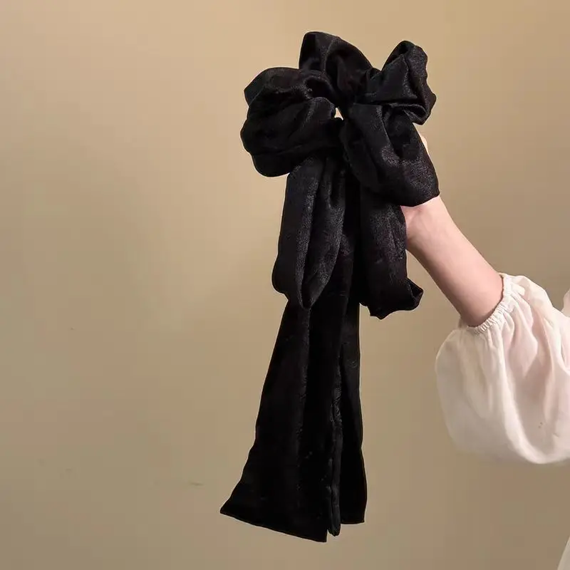 French Vintage Bow Hair Tie Se - Scrunchie Satin Set recension och pris