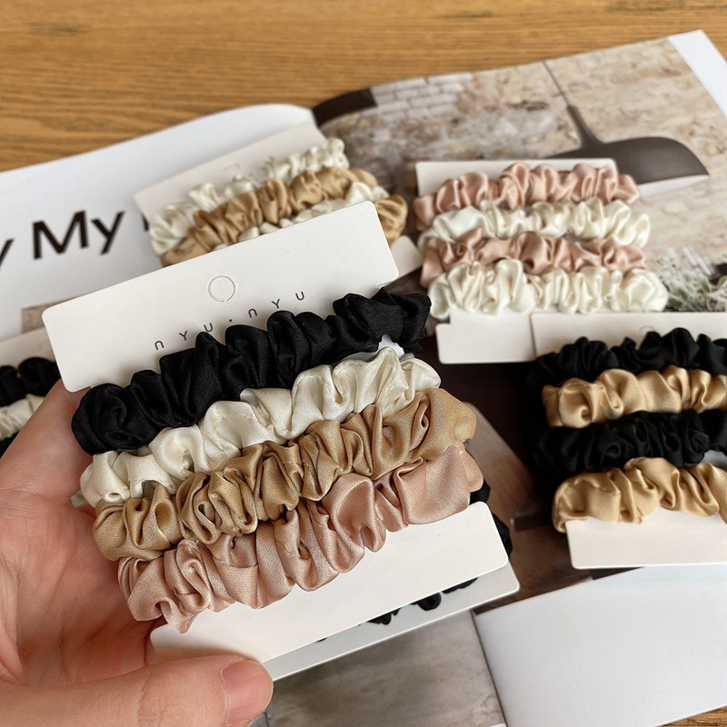 4PCS/Set Satin Silk Scrunchies - Scrunchie Satin Set recension och pris