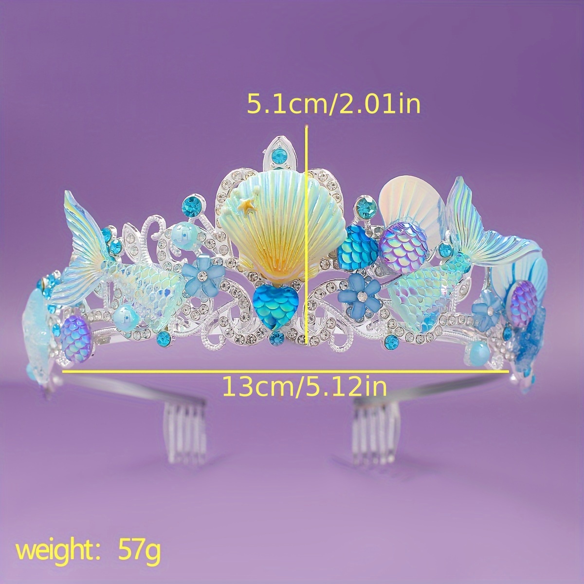 2025 New Mermaid Hair Comb Cro - Women Accessories For Gift recension och pris